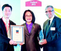 Sasin's Director Prof. Dipak C. Jain congratulates Advanced Contact Center, the 2015 “Best of the Best” employer in Thailand