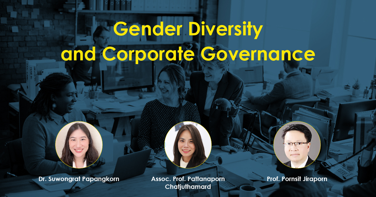 Gender Diversity And Corporate Governance | Sasin School Of Management