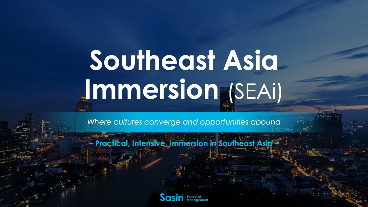 Experience and Study the Economies and Cultures of Thailand and Southeast Asia